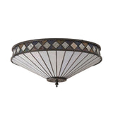 Tiffany Fargo Flush Ceiling Light –  from Amos Lighting + Home