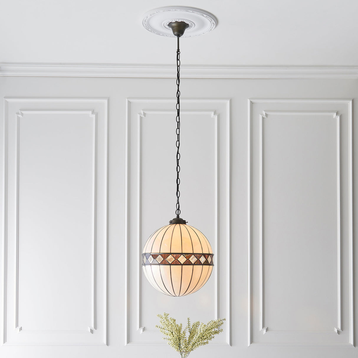 Tiffany Fargo Medium Globe Pendant –  from Amos Lighting + Home