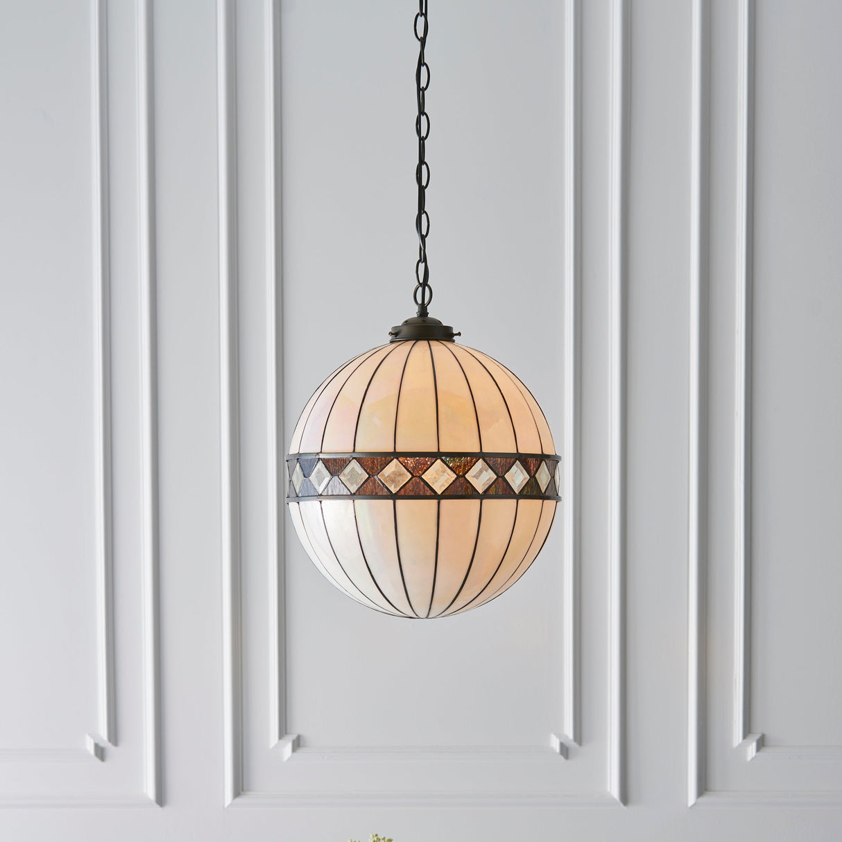 Tiffany Fargo Medium Globe Pendant –  from Amos Lighting + Home