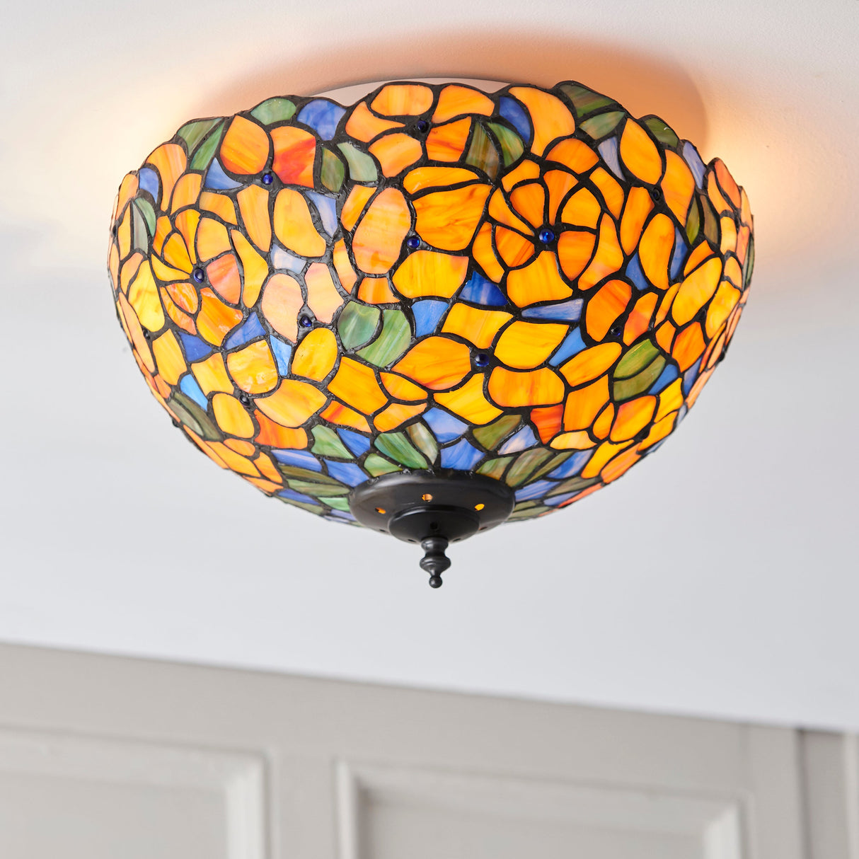 Tiffany Josette Flush Ceiling Light –  from Amos Lighting + Home