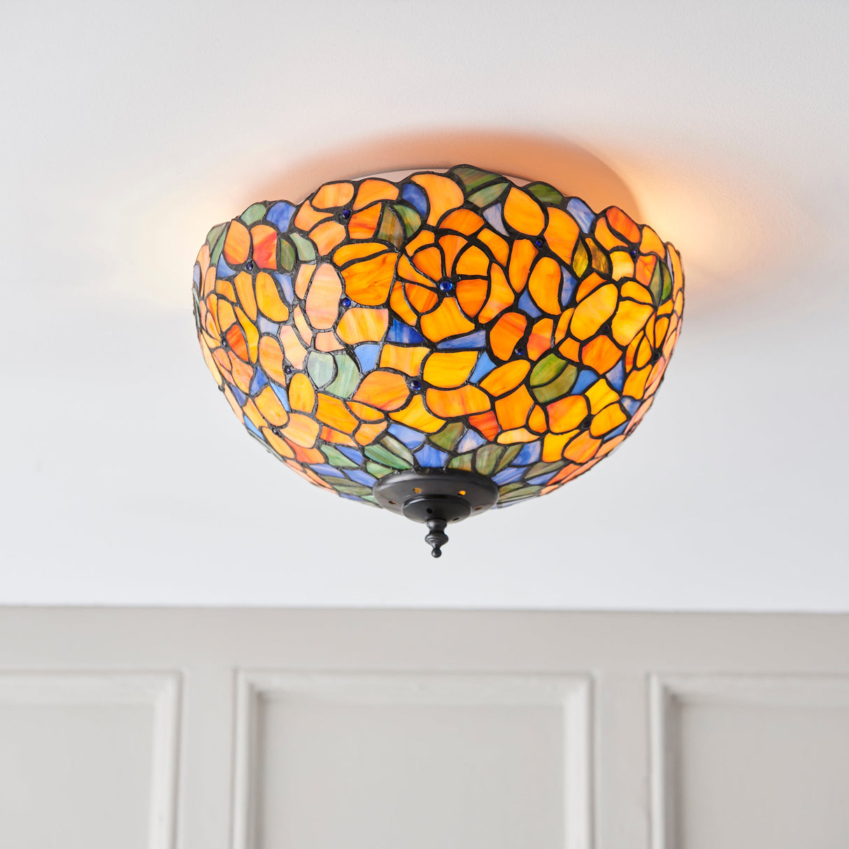 Tiffany Josette Flush Ceiling Light –  from Amos Lighting + Home