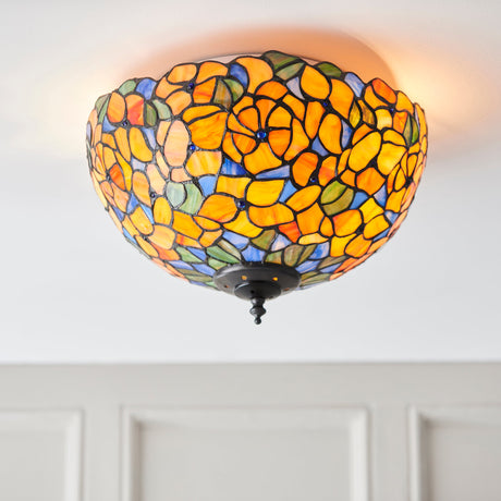 Tiffany Josette Flush Ceiling Light –  from Amos Lighting + Home