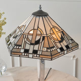 Tiffany Metropolitan Table Lamp Aluminium –  from Amos Lighting + Home