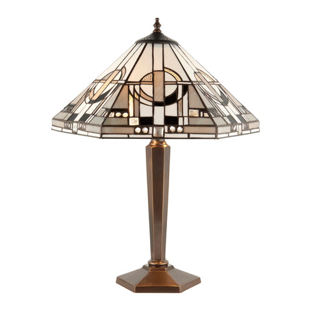 Tiffany Metropolitan Table Lamp Brass –  from Amos Lighting + Home