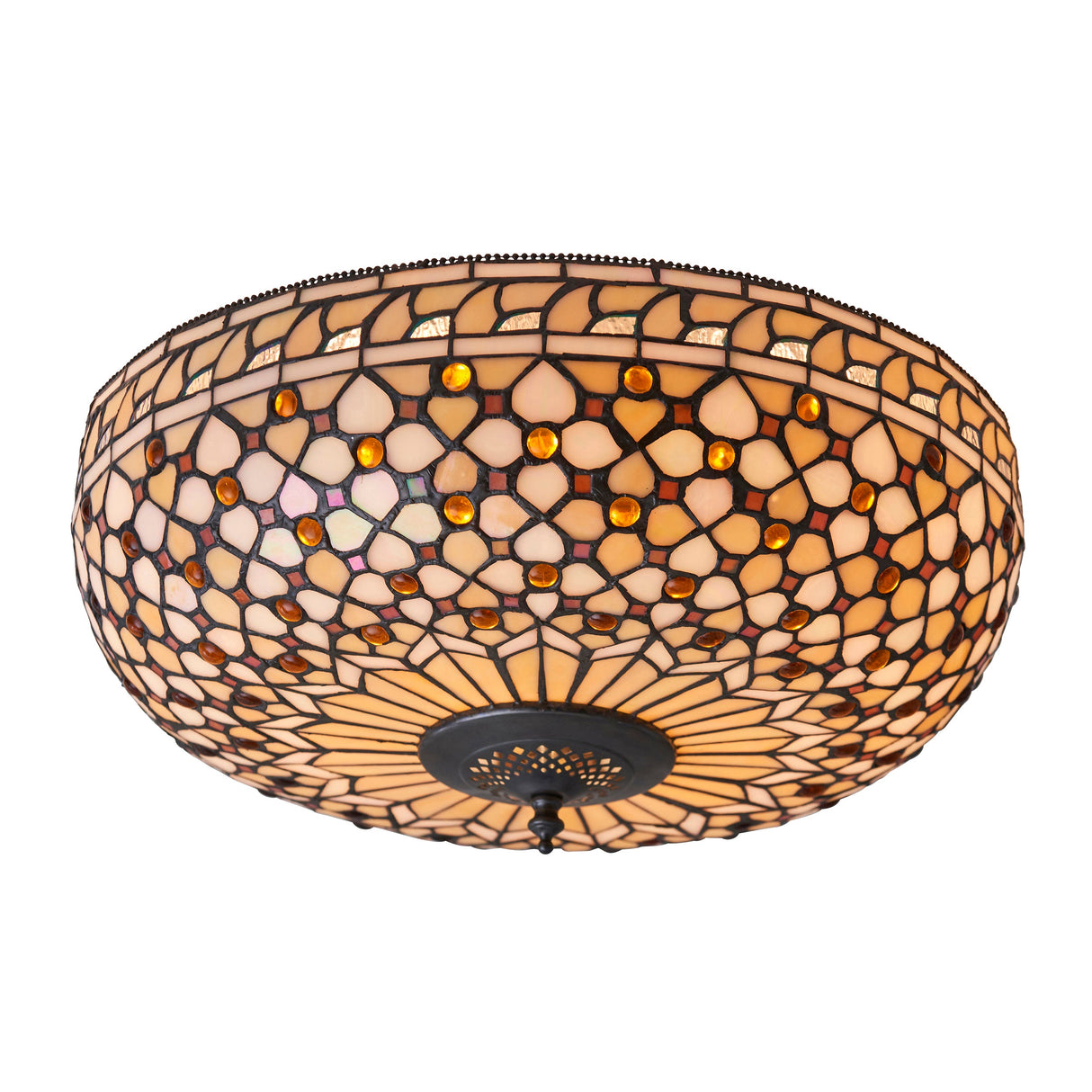 Tiffany Mille Feux Flush Ceiling Light –  from Amos Lighting + Home