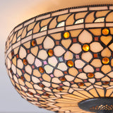 Tiffany Mille Feux Flush Ceiling Light –  from Amos Lighting + Home