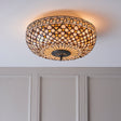 Tiffany Mille Feux Flush Ceiling Light –  from Amos Lighting + Home