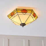 Tiffany Nevada Flush Ceiling Light –  from Amos Lighting + Home