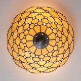 Tiffany Pearl Medium Flush Ceiling Light –  from Amos Lighting + Home