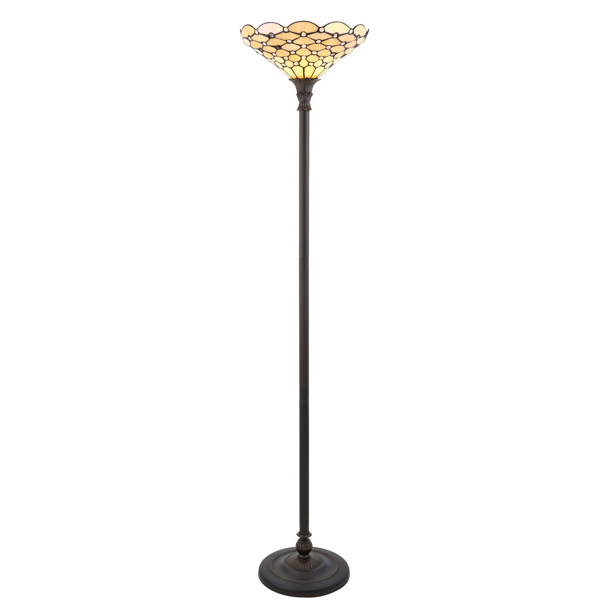 Tiffany Pearl Uplighter Floor Lamp –  from Amos Lighting + Home