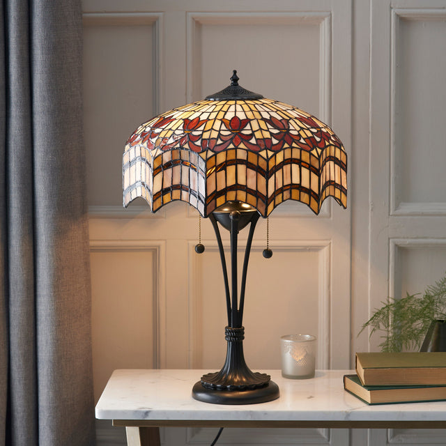 Tiffany Vesta Medium Table Lamp –  from Amos Lighting + Home