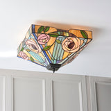 Tiffany Willow Flush Ceiling Light –  from Amos Lighting + Home