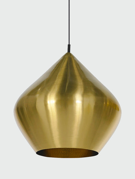 Tom Dixon Beat Stout LED Pendant - Brass –  from Amos Lighting + Home