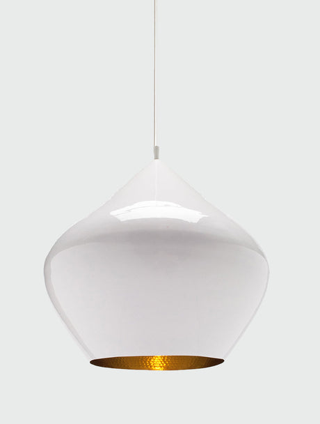 Tom Dixon Beat Stout LED Pendant - White –  from Amos Lighting + Home