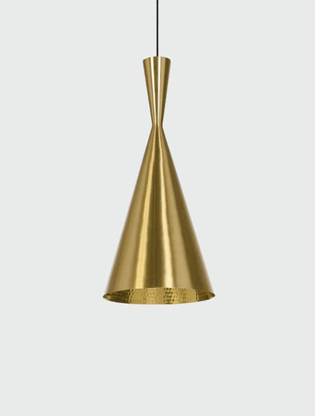 Tom Dixon Beat Tall LED Pendant - Brass –  from Amos Lighting + Home