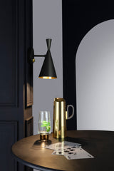 Tom Dixon Beat Wall Light Powder Coat Black with Brass