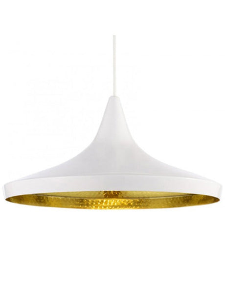 Tom Dixon Beat Wide Pendant LED White –  from Amos Lighting + Home