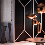 Tom Dixon Copper Pendant LED Wide –  from Amos Lighting + Home