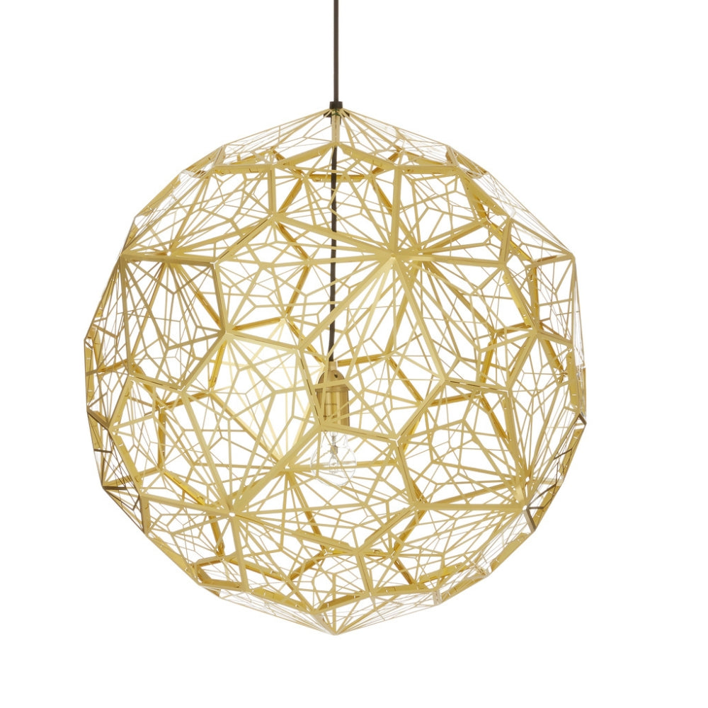 Tom Dixon Etch Web Brass Pendant Chandelier – Amos Lighting + Home