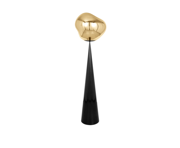 Tom Dixon Melt Cone Fat LED Floor Lamp Gold –  from Amos Lighting + Home