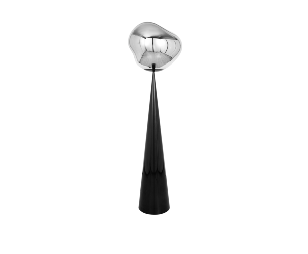 Tom Dixon Melt Cone Fat LED Floor Lamp Silver –  from Amos Lighting + Home