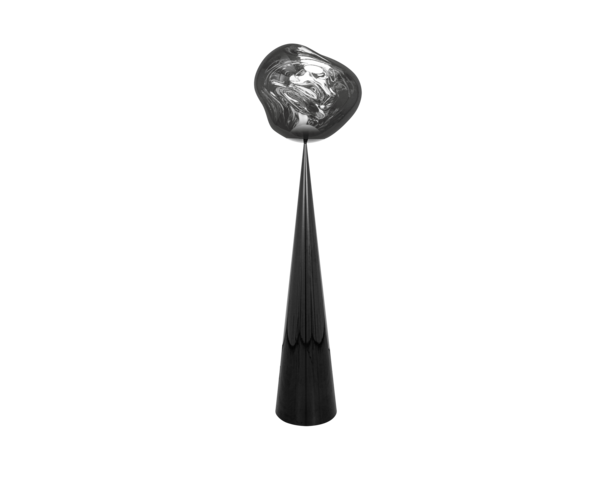 Tom Dixon Melt Cone Fat LED Floor Lamp Silver –  from Amos Lighting + Home