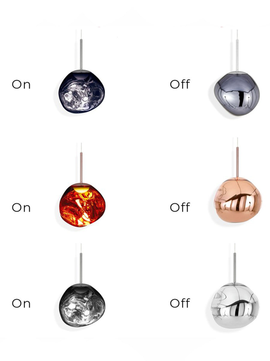 Tom Dixon Melt LED Large Silver Pendant - Statement Designer Light