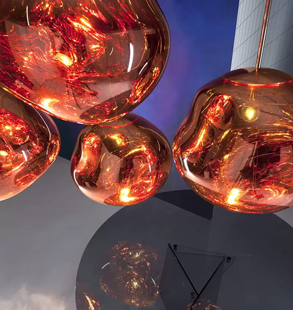 【金土日のみ出品中】Tom Dixon MELT LED 50 COPPER メルト ペンダント 50 LED（ゴールド） ｜ TOM DIXON トムディクソン シーリングライト・天井照明