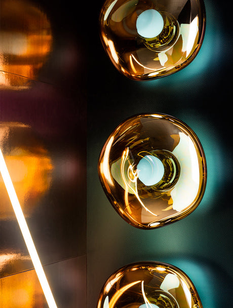 Tom Dixon Melt LED Surface Light Gold –  from Amos Lighting + Home