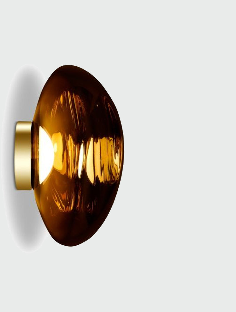 Tom Dixon Melt LED Surface Light Gold –  from Amos Lighting + Home