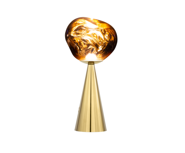 Tom Dixon Melt Portable Rechargeable Table Lamp Gold –  from Amos Lighting + Home