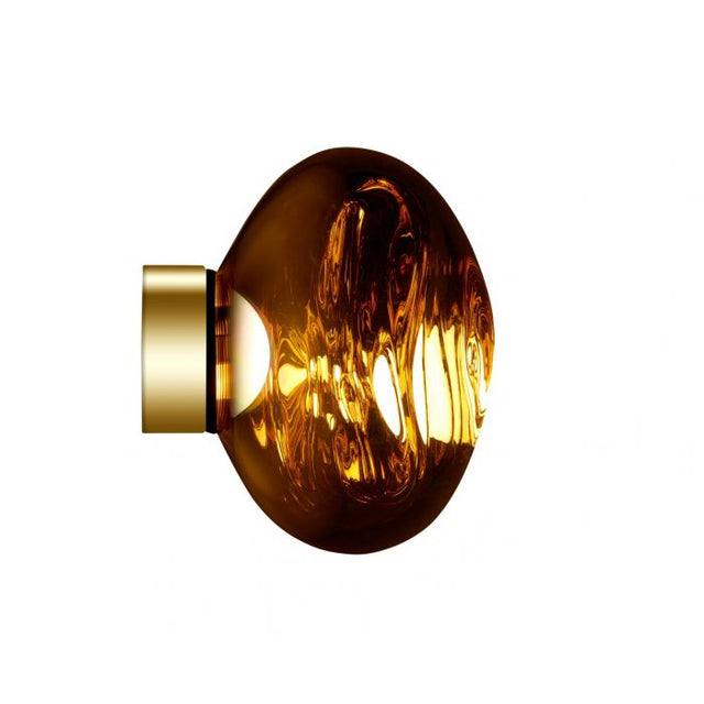 Tom Dixon Mini Melt Surface LED Gold –  from Amos Lighting + Home