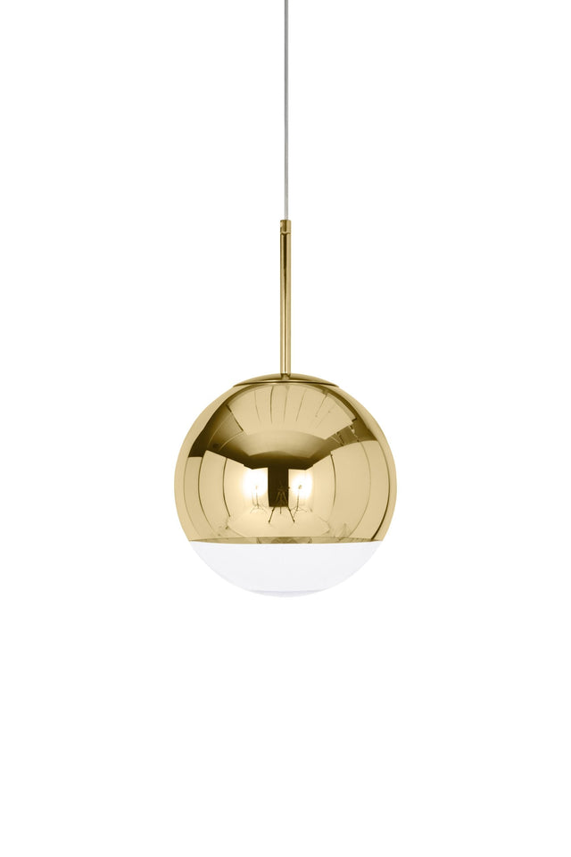 Tom Dixon Mirror Ball Pendant Gold 25cm –  from Amos Lighting + Home