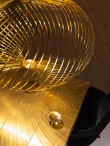 Tom Dixon Spring Brass Pendant Large –  from Amos Lighting + Home