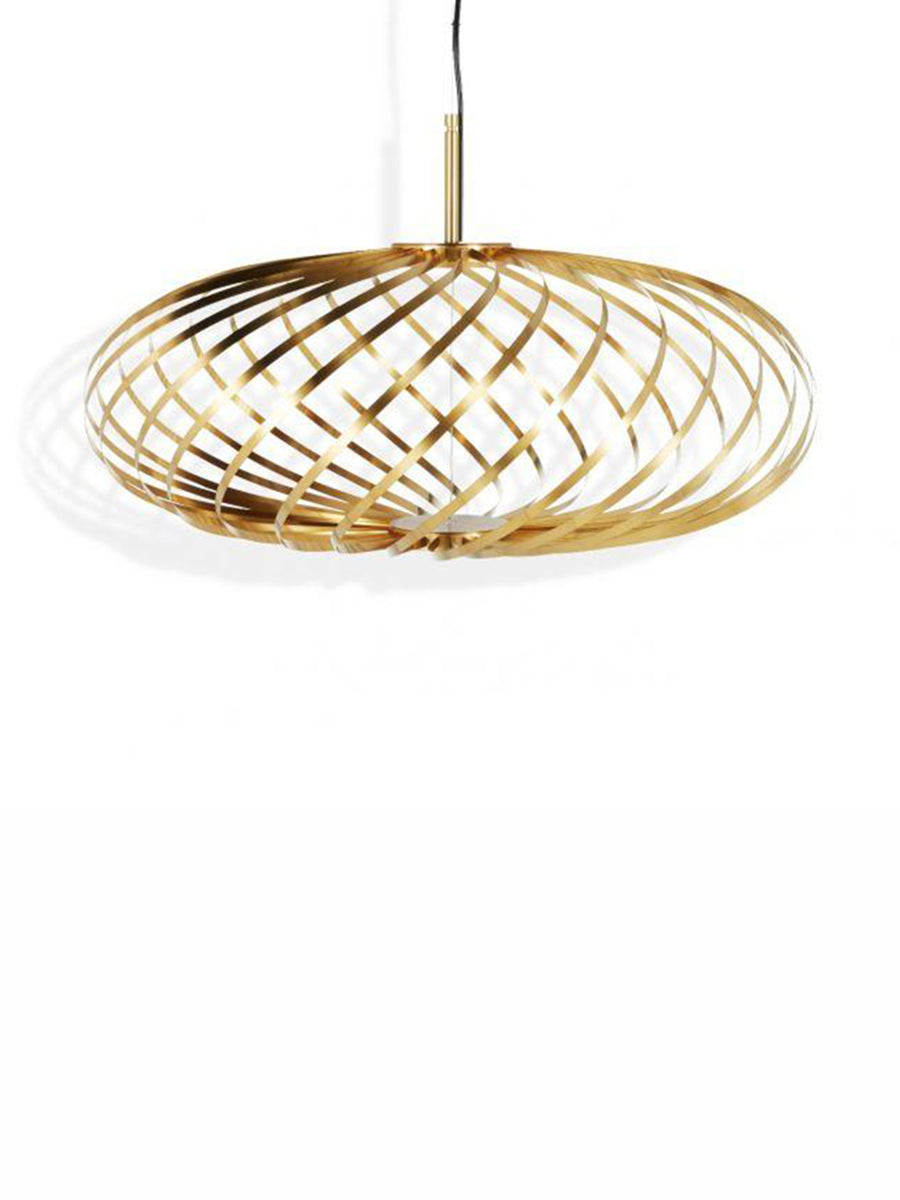 Tom Dixon Spring Brass Pendant Large –  from Amos Lighting + Home