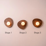 Studio Haran Towan Flush Ceiling Light in Solid Wood