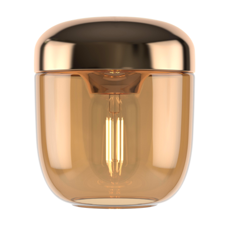 Umage Acorn Amber Glass & Brass –  from Amos Lighting + Home