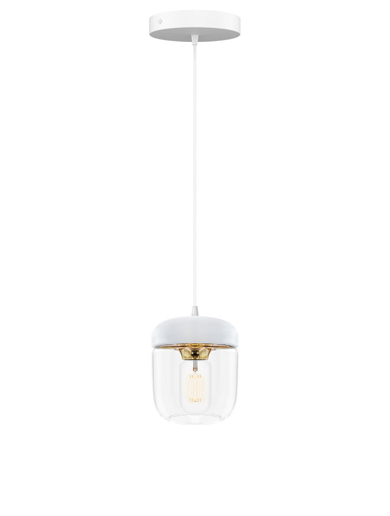 Umage Acorn White & Polished Brass –  from Amos Lighting + Home