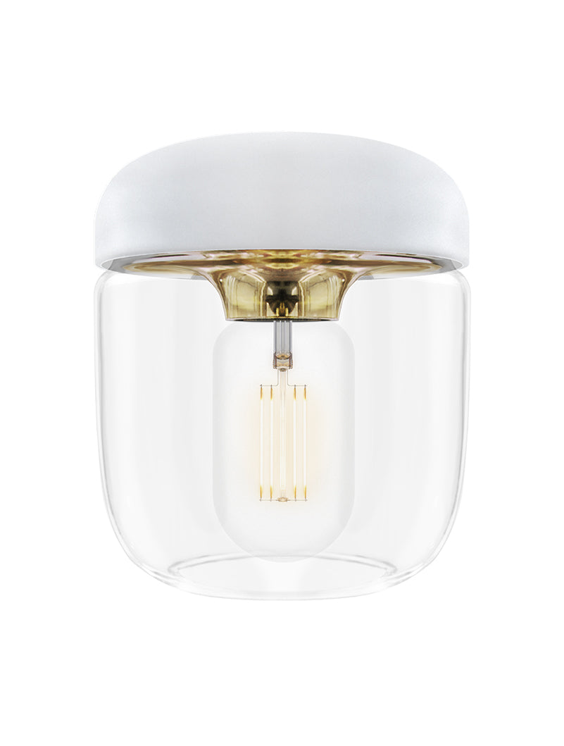 Umage Acorn White & Polished Brass –  from Amos Lighting + Home