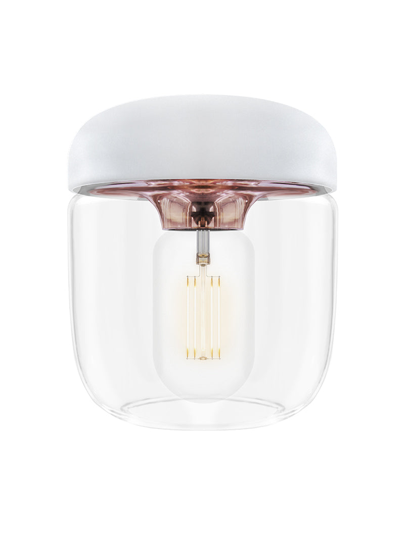 Umage Acorn White & Polished Copper –  from Amos Lighting + Home