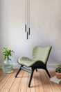 Umage Chimes Cluster 3 Pendant, Black Oak –  from Amos Lighting + Home