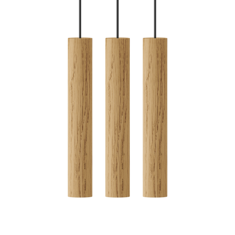 Umage Chimes Cluster 3 Pendant, Oak –  from Amos Lighting + Home