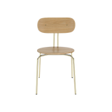 Umage Curious Oak Chair Brass Legs –  from Amos Lighting + Home