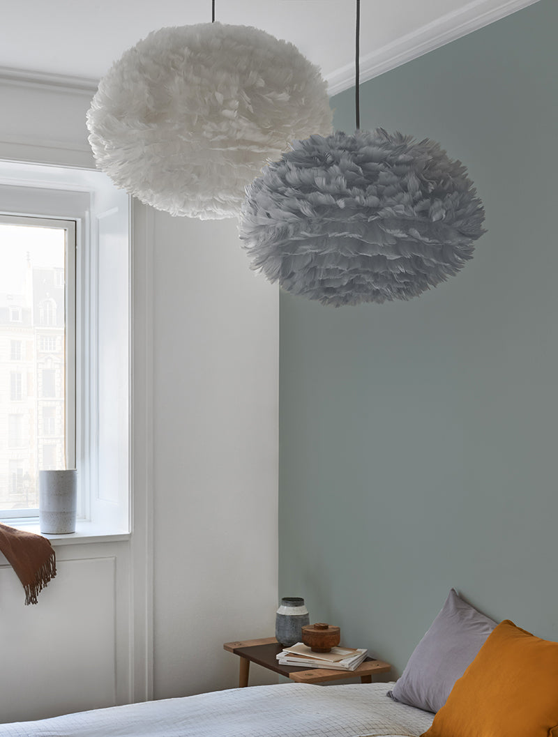 Umage Eos Large Light Grey Feather Shade –  from Amos Lighting + Home