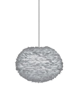 Umage Eos Medium Light Grey Feather Shade –  from Amos Lighting + Home