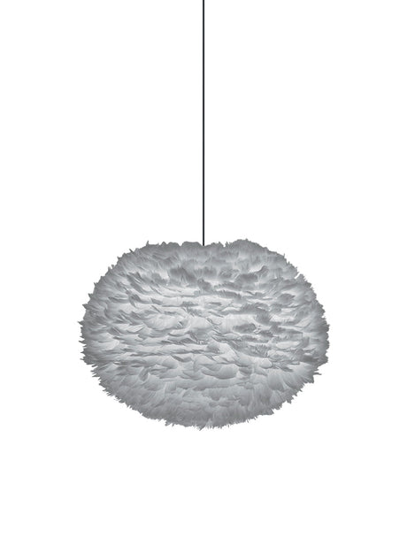 Umage Eos Medium Light Grey Feather Shade –  from Amos Lighting + Home