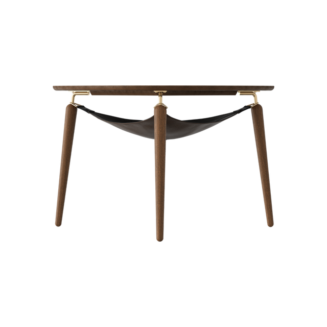 Umage Hang Out Coffee Table Brass &amp; Dark Oak –  from Amos Lighting + Home