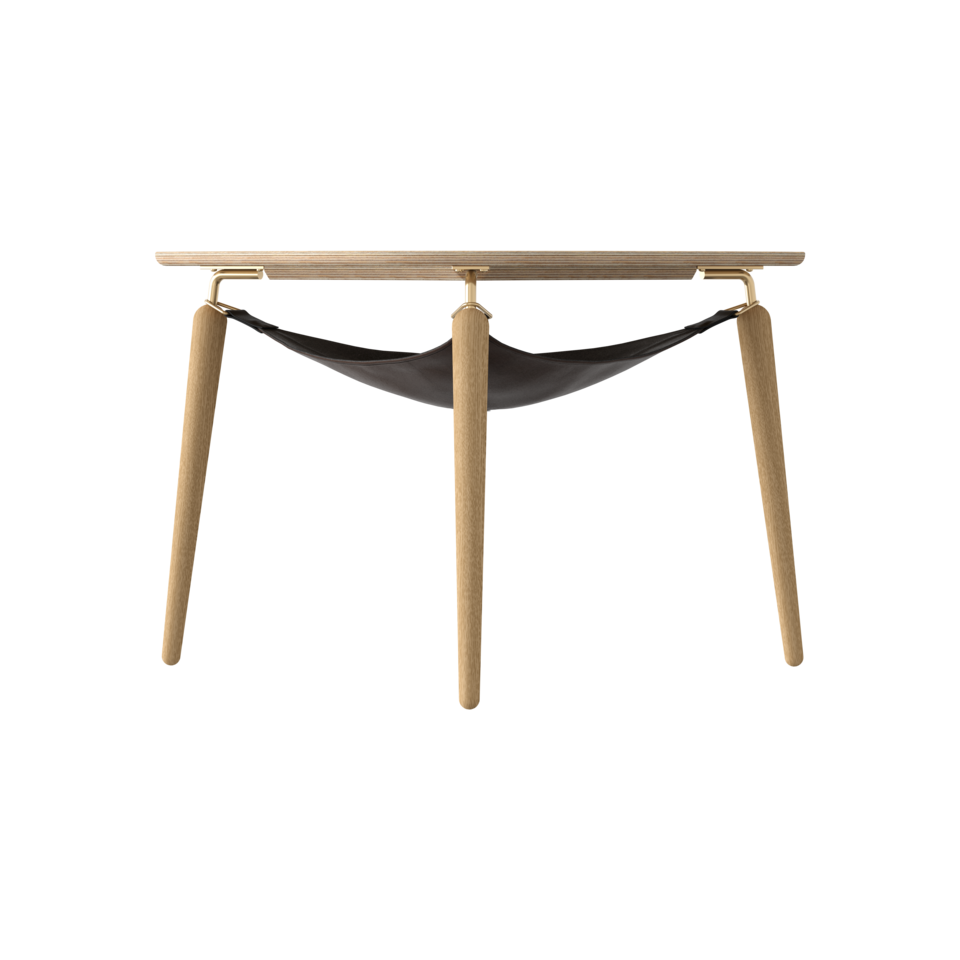 Umage Hang Out Coffee Table  Brass &amp; Oak –  from Amos Lighting + Home