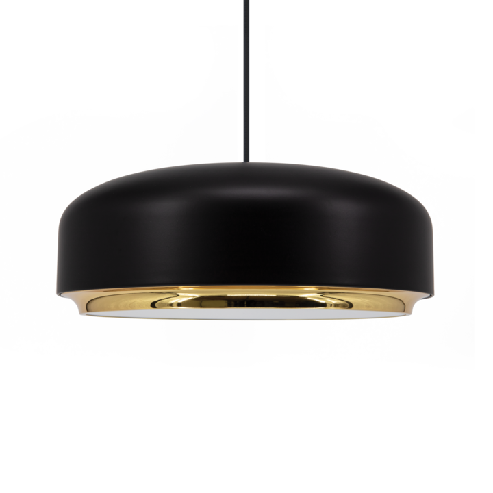 Umage Hazel Pendant Medium, Black & Brass –  from Amos Lighting + Home