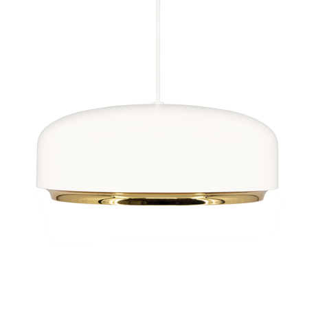 Umage Hazel Pendant Medium, White & Brass –  from Amos Lighting + Home